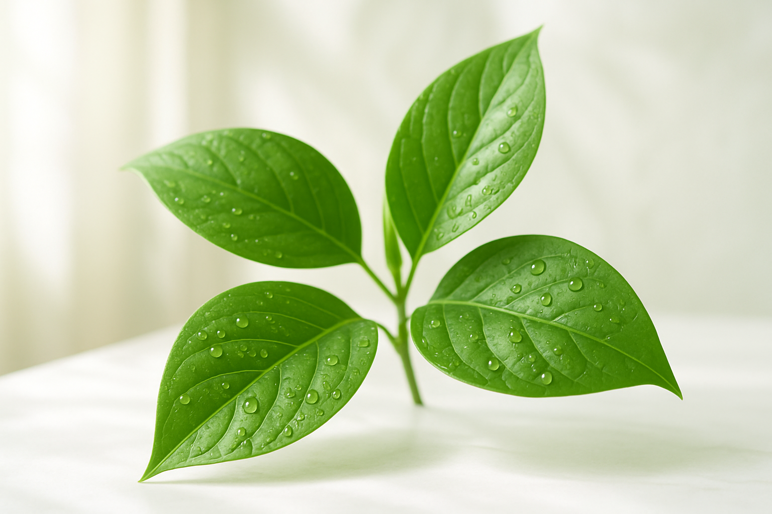 beauty and health green leaf